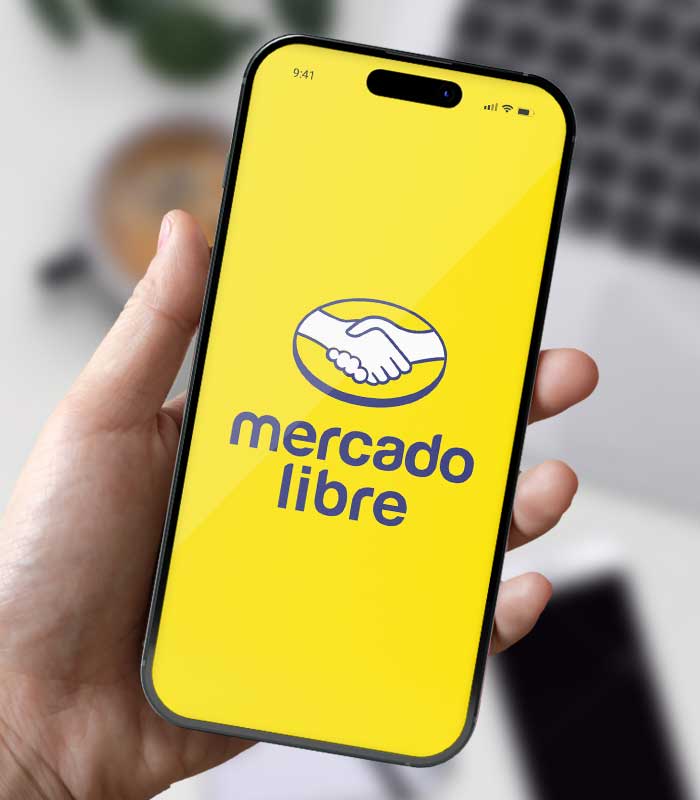 imaginity, mercado libre, branding, logo hand mobile