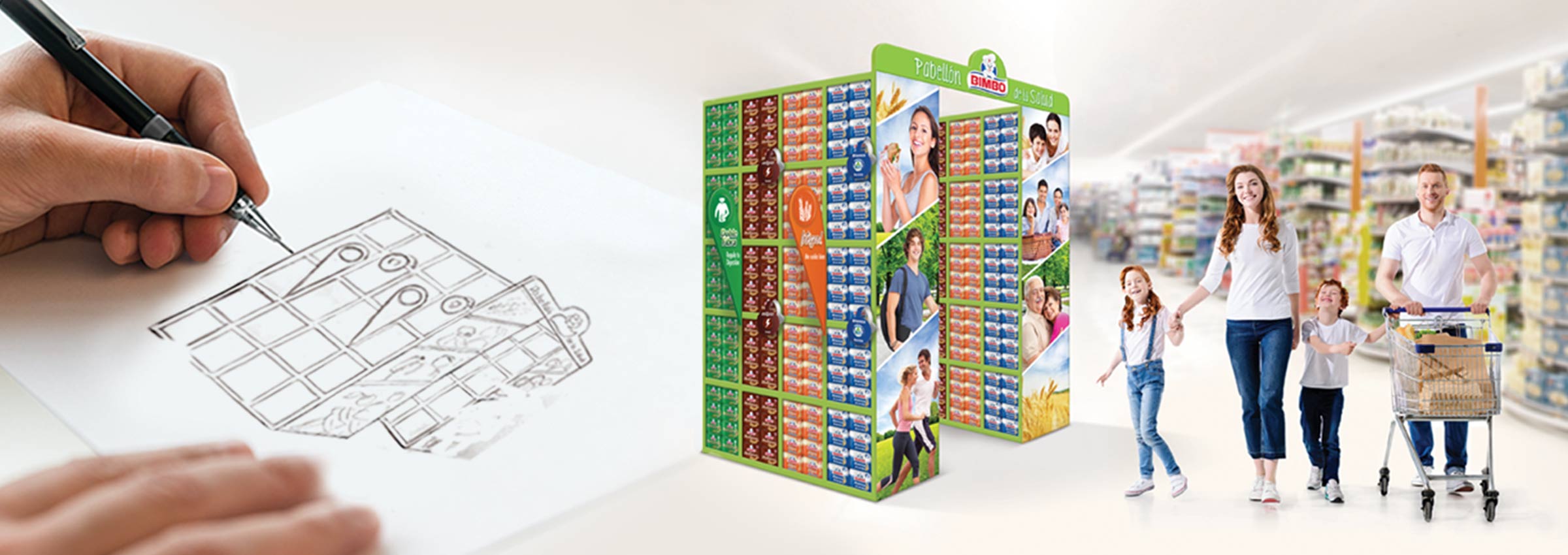 Imaginity, Bead, Brand Activation, Point Of Sale, Design, Bimbo, Sketch