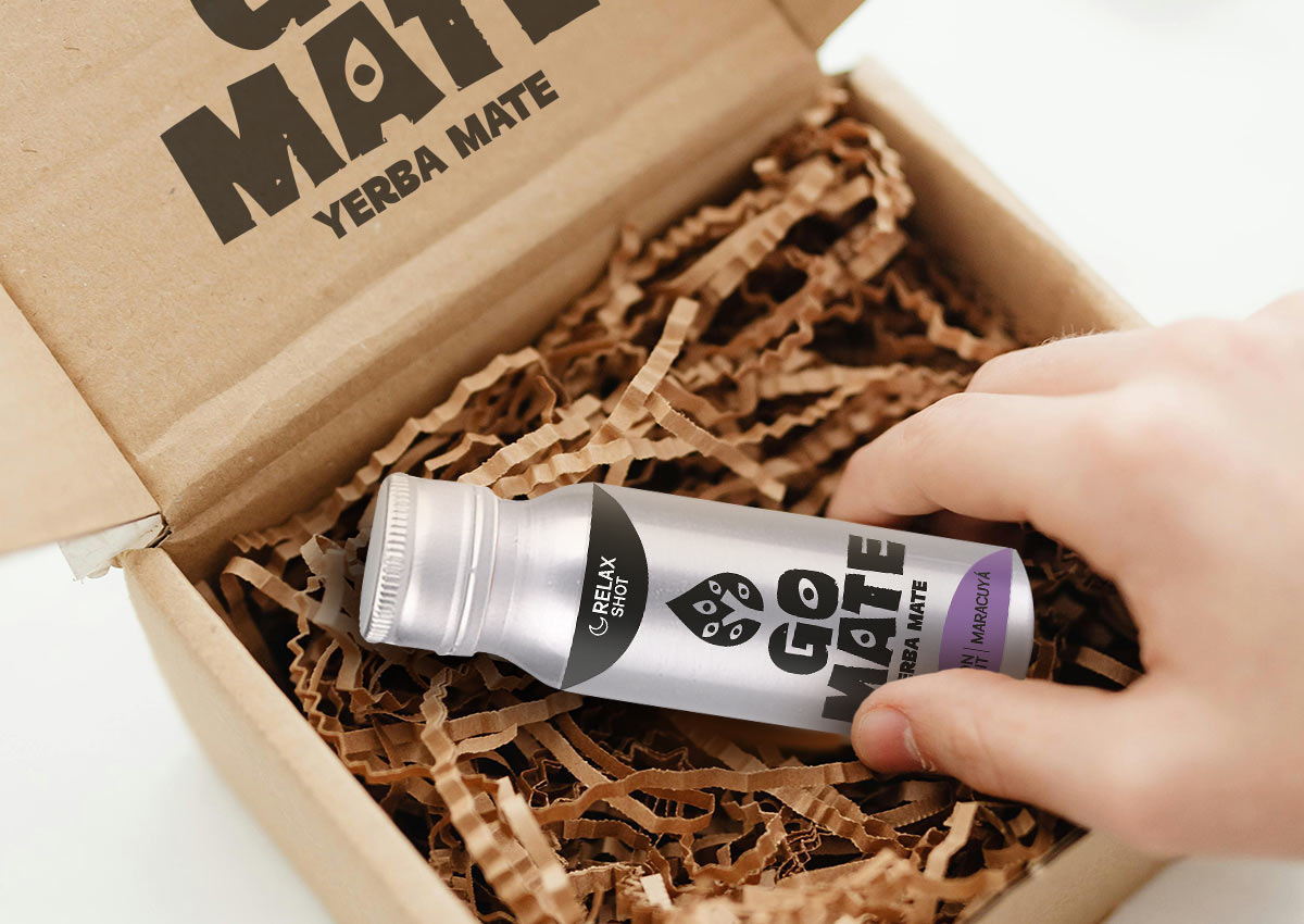 Imaginity, Go Mate, Packaging Design, shot, pack