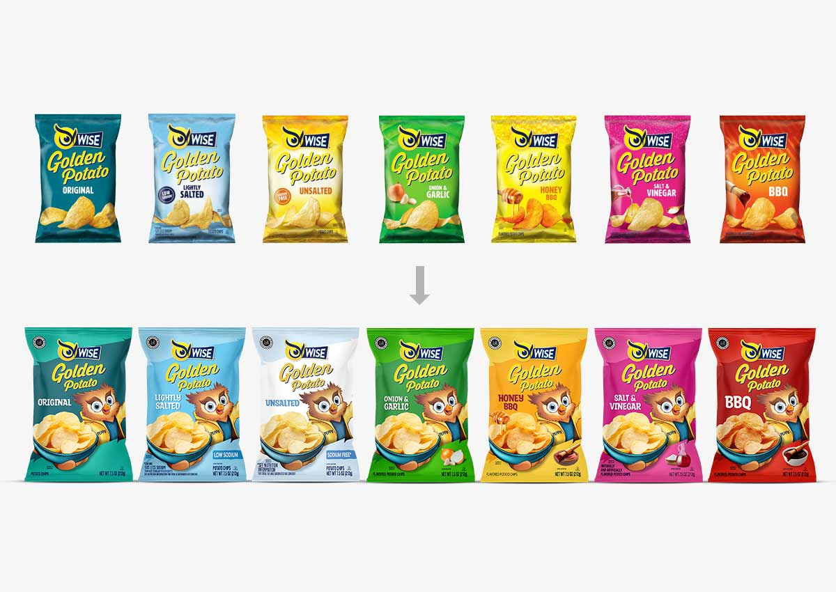 imaginity, wise peppy, diseño de packaging, pack viejos packs nuevos