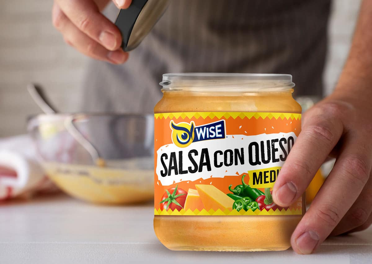 Imaginity, Wise Snacks, Salsas, Salsa con Queso, Medium, Packaging Design, Branding