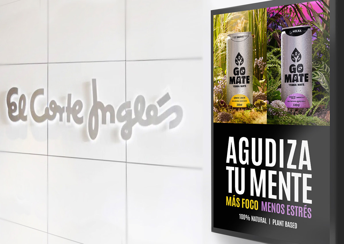 Imaginity, Go Mate Drink, Yerba Mate, Key Visual, Design, In Store