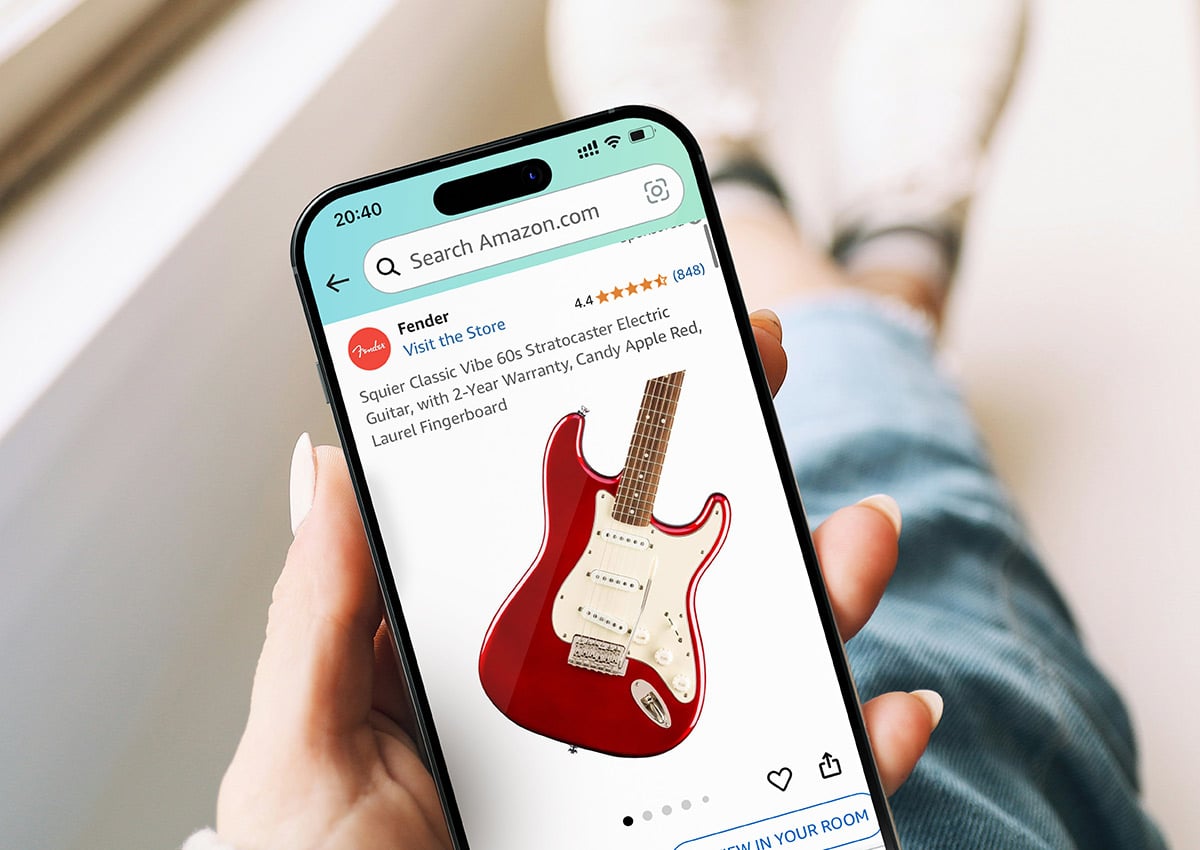 Digital Shopper Marketing, Guitar, Fender, Search, Amazon
