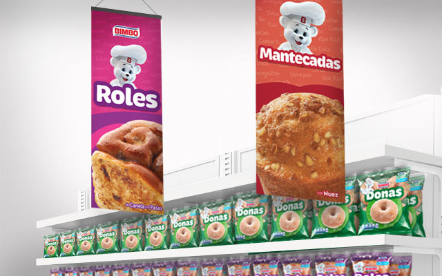 Activación de marca para Bimbo Pan dulce, banners Roles y Mantecadas México, Imaginity
