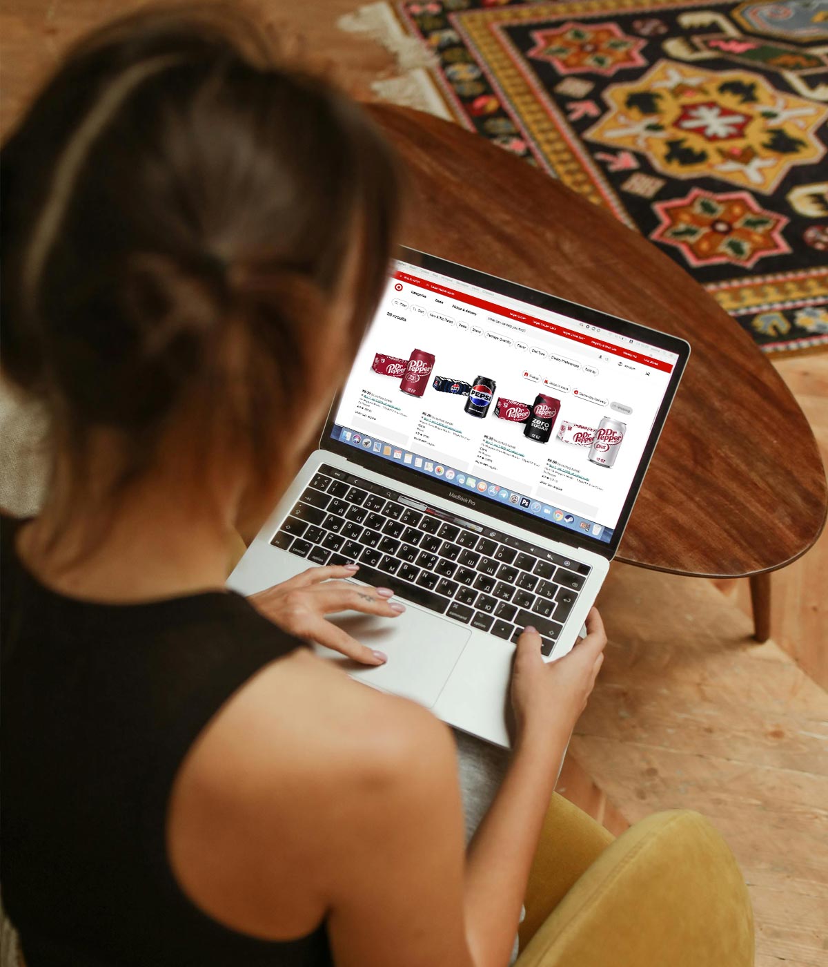 Imaginity, Brand Positioning Packaging Design, Woman doing her groceries online