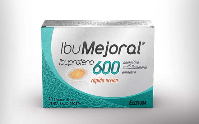 Complete product line of branding and packaging design for the ibumejoral drug line. Design: Imaginity