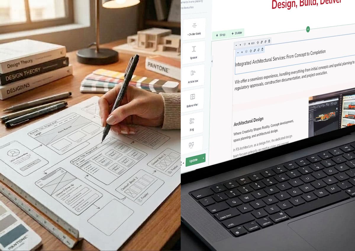 Imaginity, F3 Architecture, UX Design, Web Design