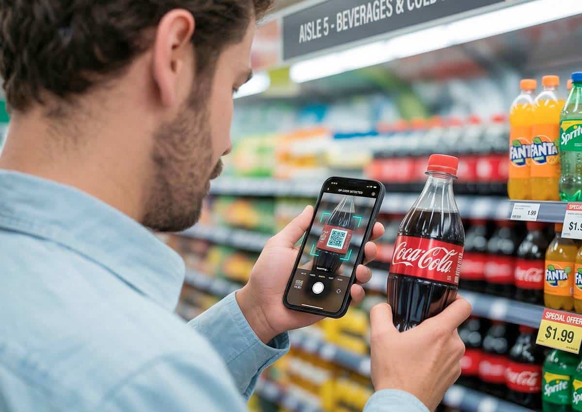 Imaginity, Global Experience, Soft Drinks, Scanning Bottle