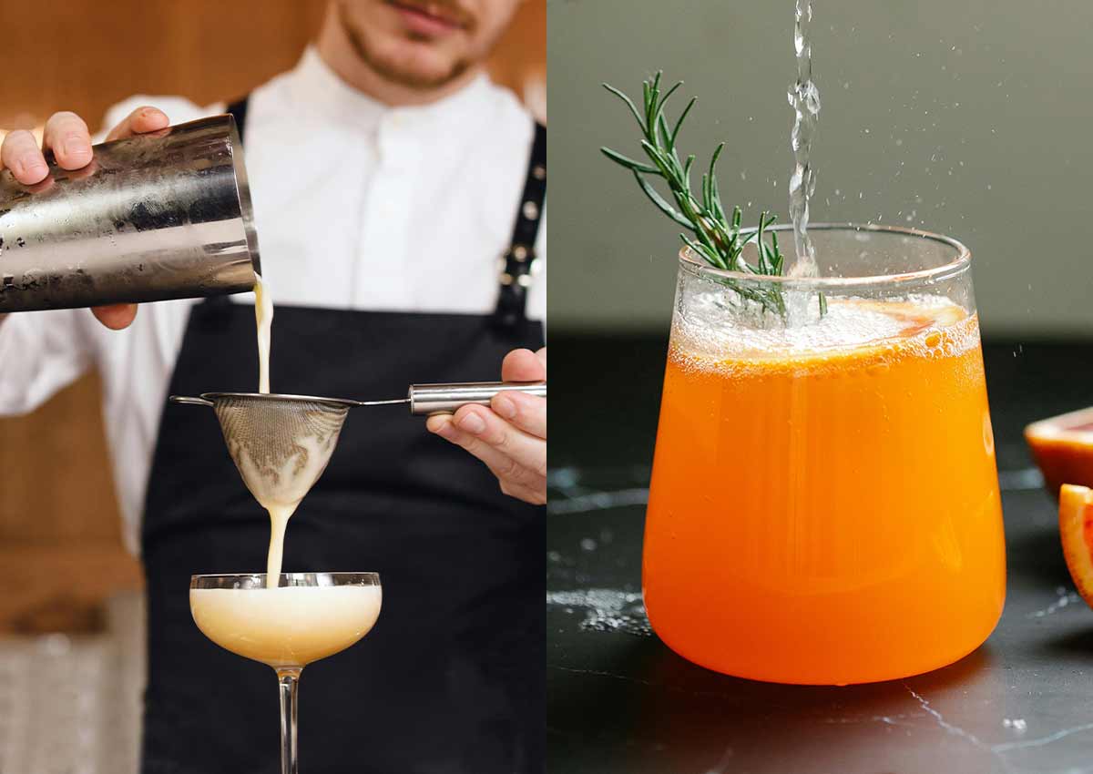 Imaginity, RTD Alcoholic Packaging Design, bartender glass