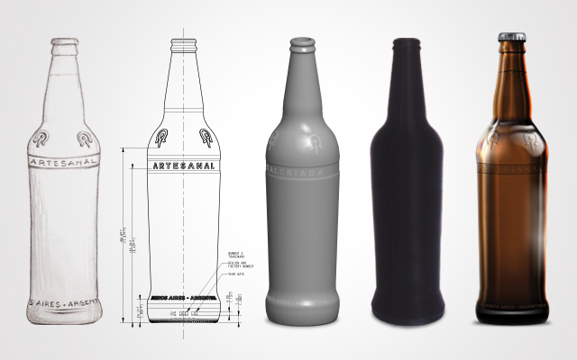 Diseño de packaging estructural industrial para nueva linea de cervezas Rabieta Cerveza Artesanal Malcriada. Argentina - Imaginity