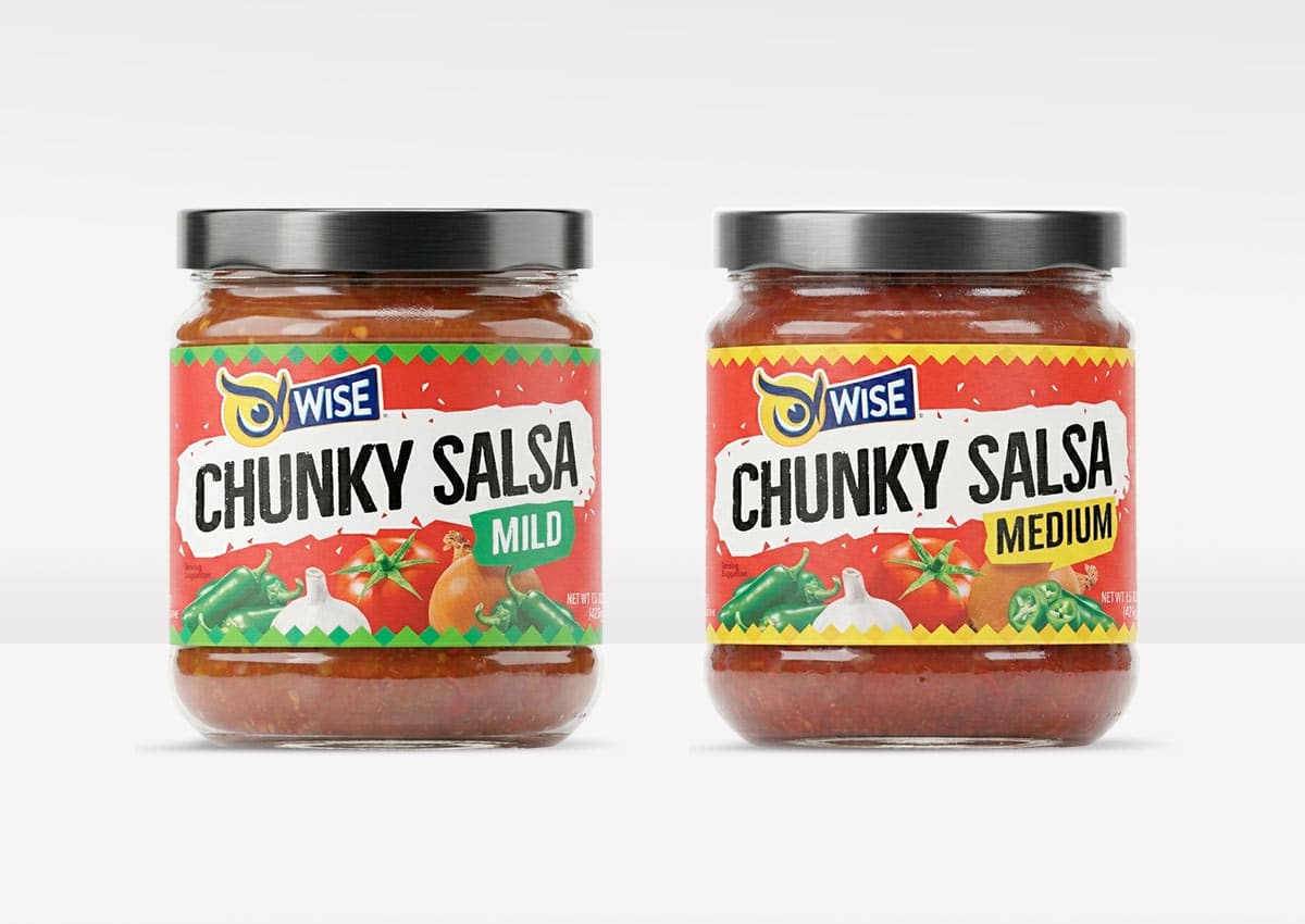 Imaginity, Wise Snacks, Chunky Salsa, Packaging Design, Line