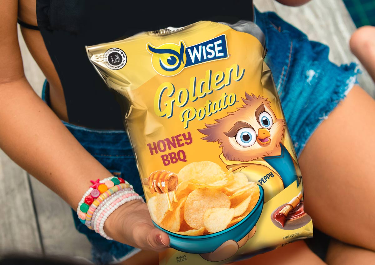 Imaginity, Wise Snacks, Peppy-Pack, Honey BBQ