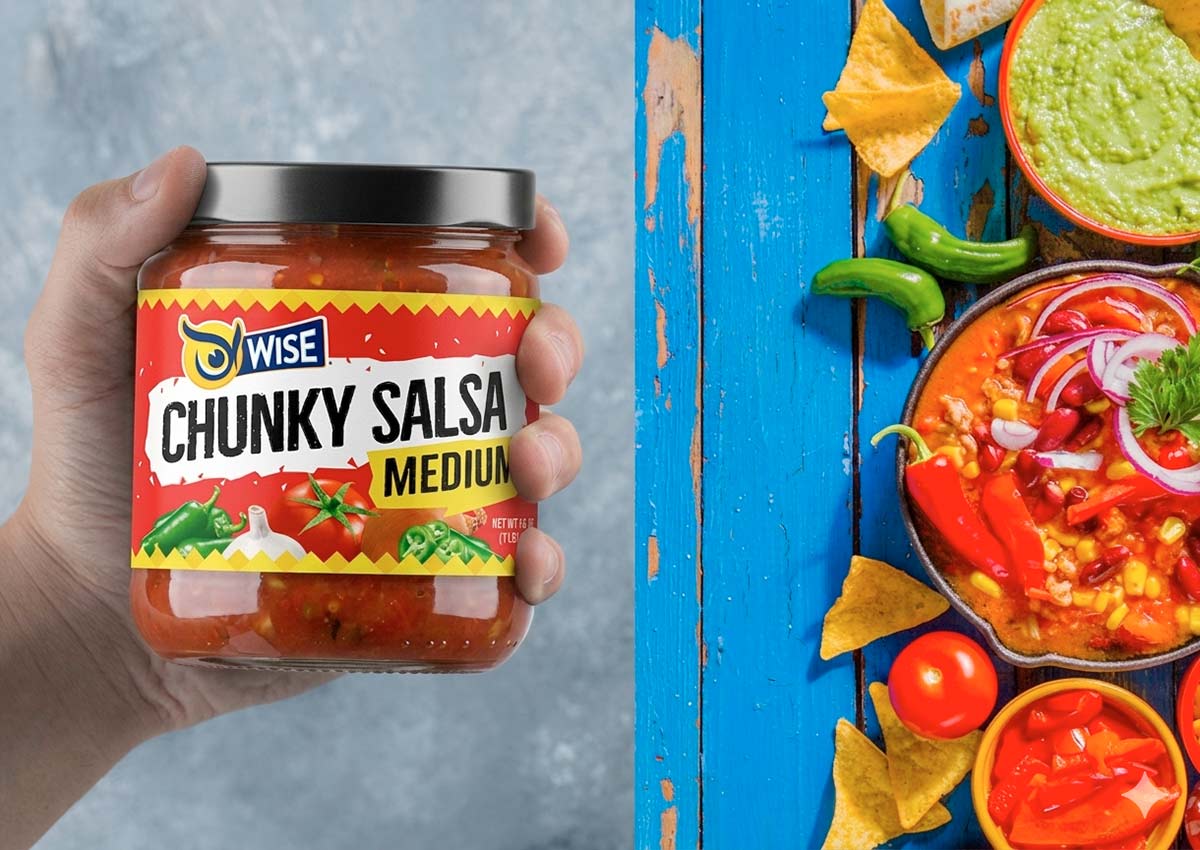 Imaginity, Wise Snacks, Chunky Salsa, Packaging Design, Medium