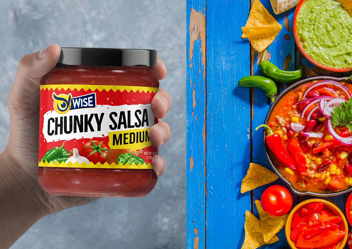 Imaginity, Wise Snacks, Chunky Salsa, Packaging Design, Medium
