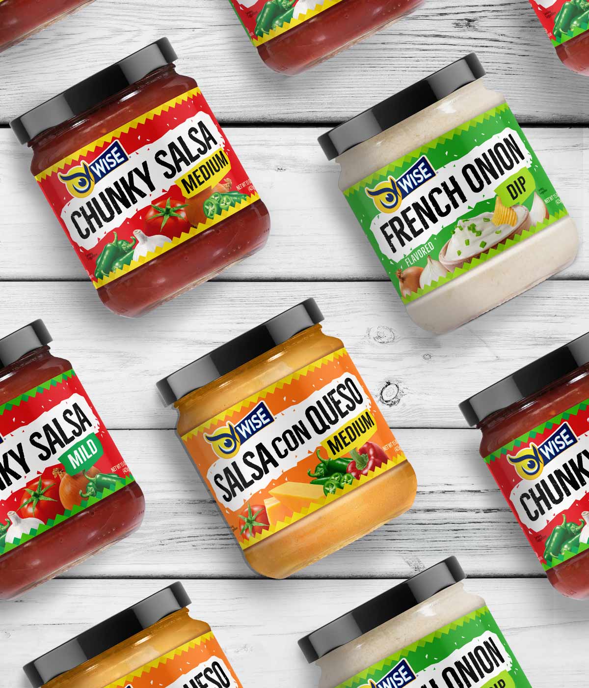 Imaginity, Wise Snacks, Chunky Salsa, Packaging Design, Line