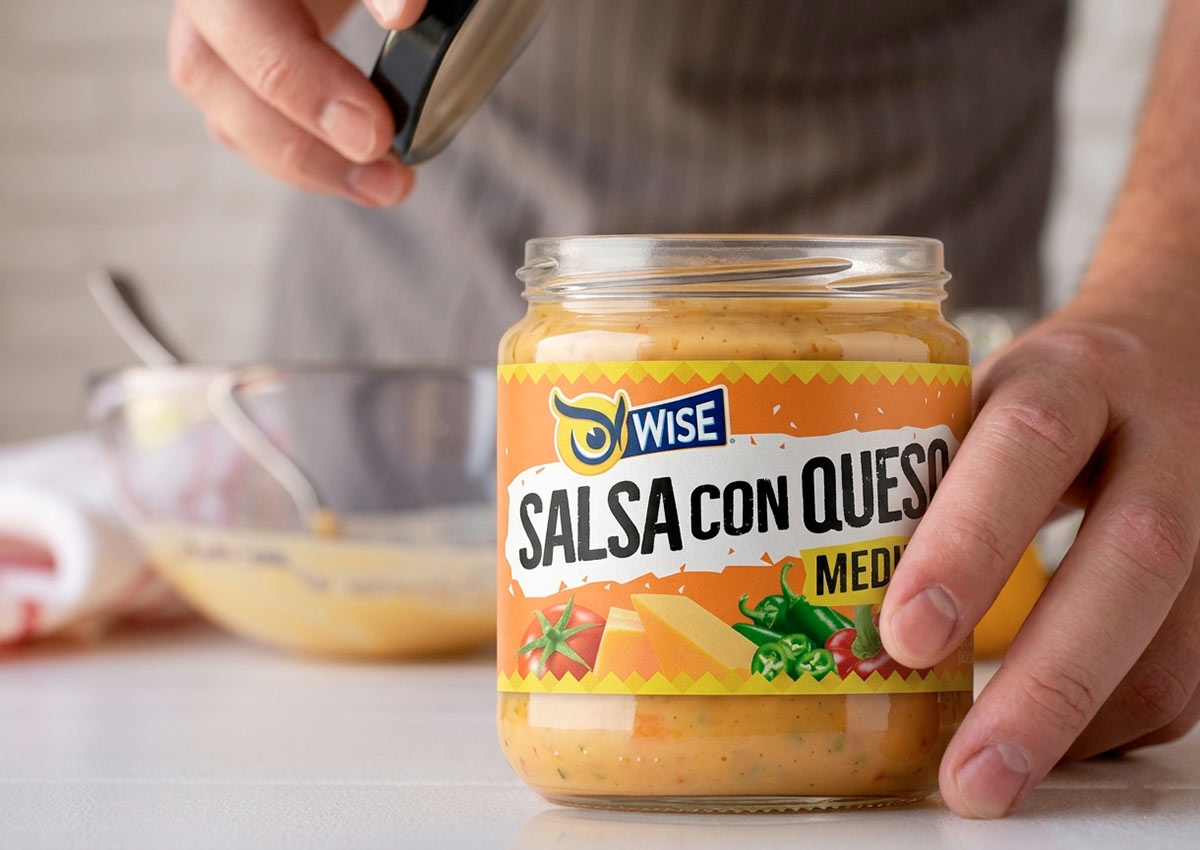 Imaginity, Wise Snacks, Salsas, Salsa con Queso, Medium, Packaging Design, Branding