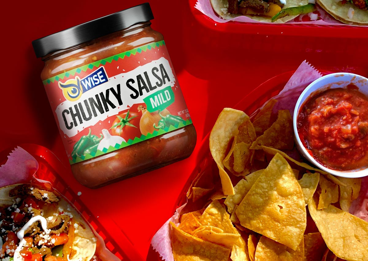 Imaginity, Wise Snacks, Chunky Salsa, Packaging Design, Food