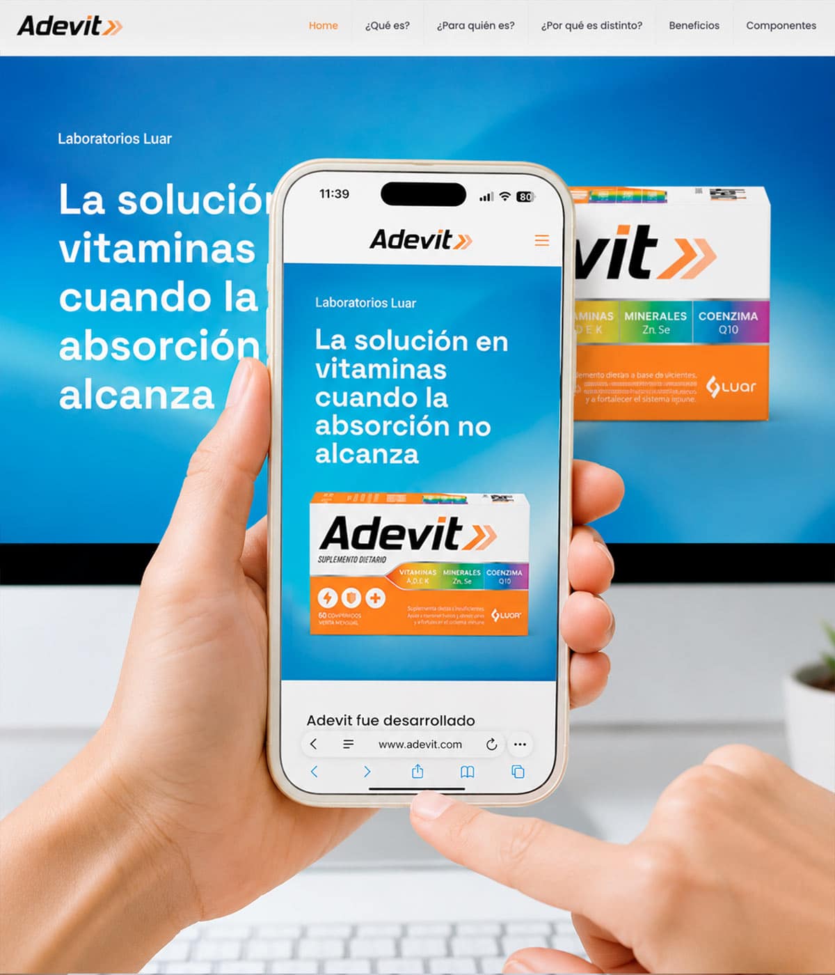 Imaginity, Adevit Web Design, Iphone, Imac, Vitamins