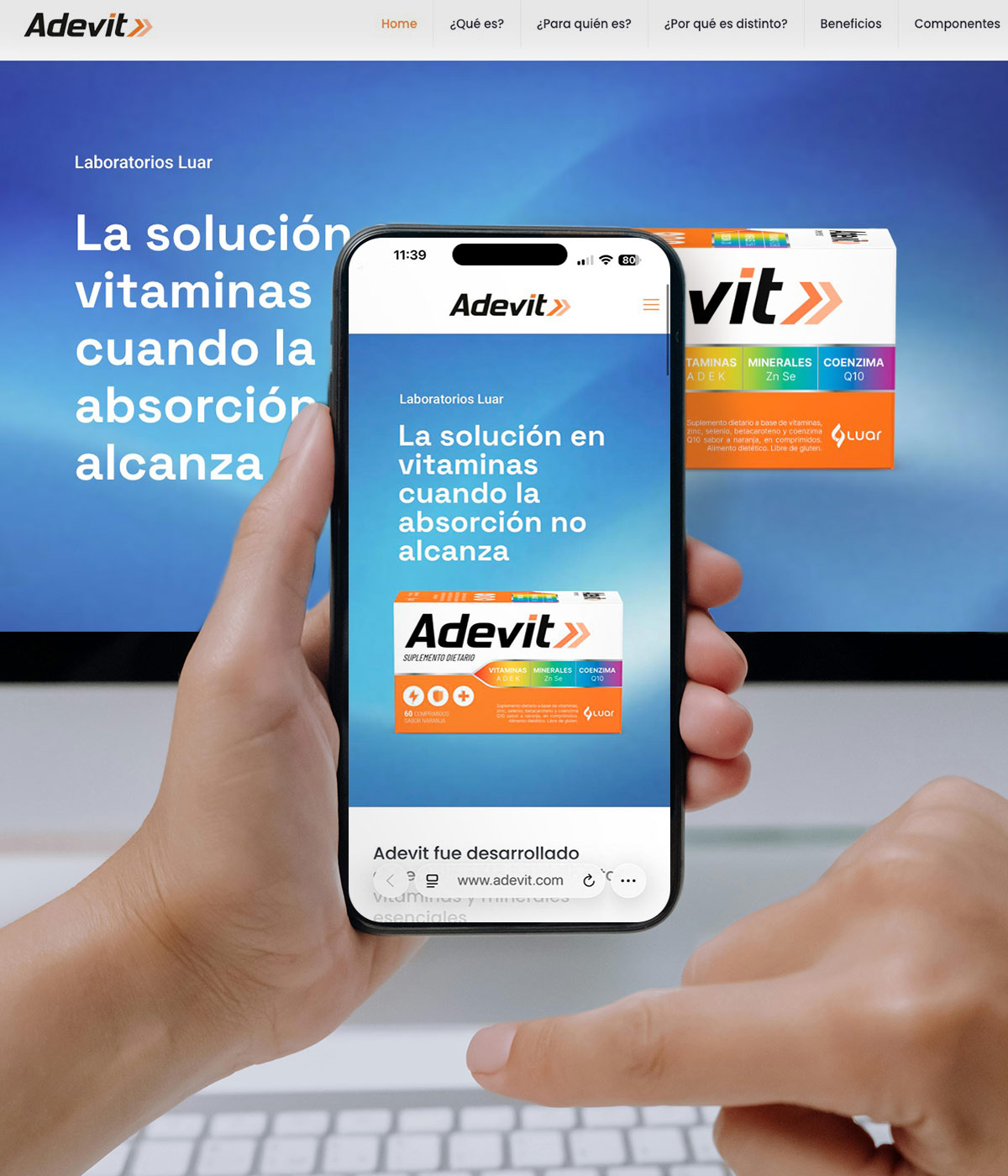 Imaginity, Adevit Web Design, Iphone, Imac, Vitamins