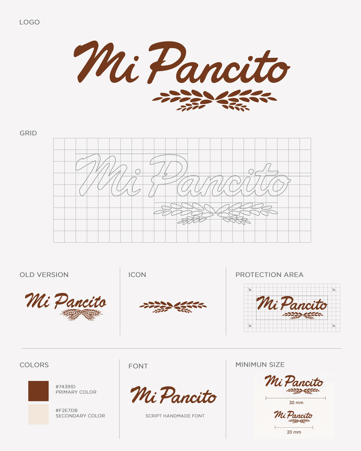 Imaginity, Mi Pancito, Branding, Brand Guide