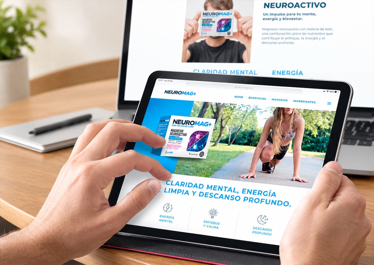 Imaginity, Neuromag, Web design, Vitamins