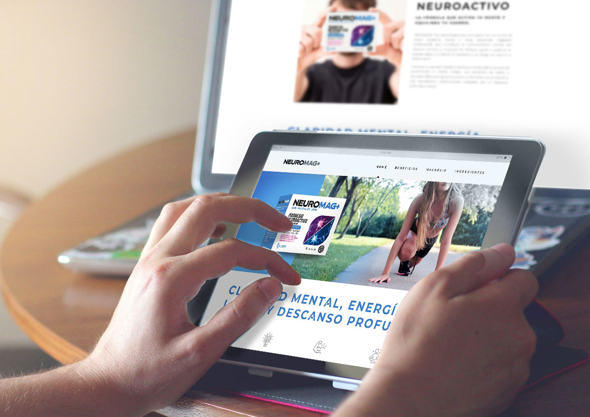 Imaginity, Neuromag, Web design, Vitamins