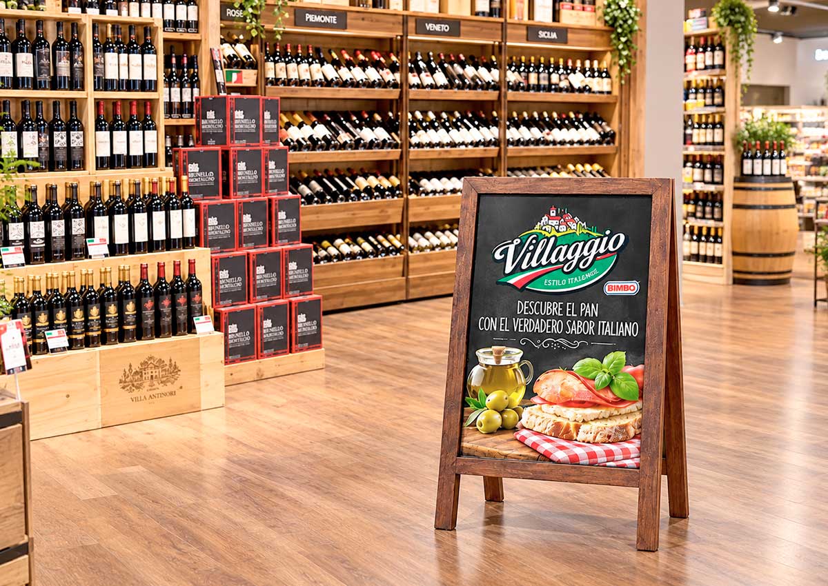 Imaginity, Services, In-Store, Shopper Zone, Point, Bimbo, Villaggio