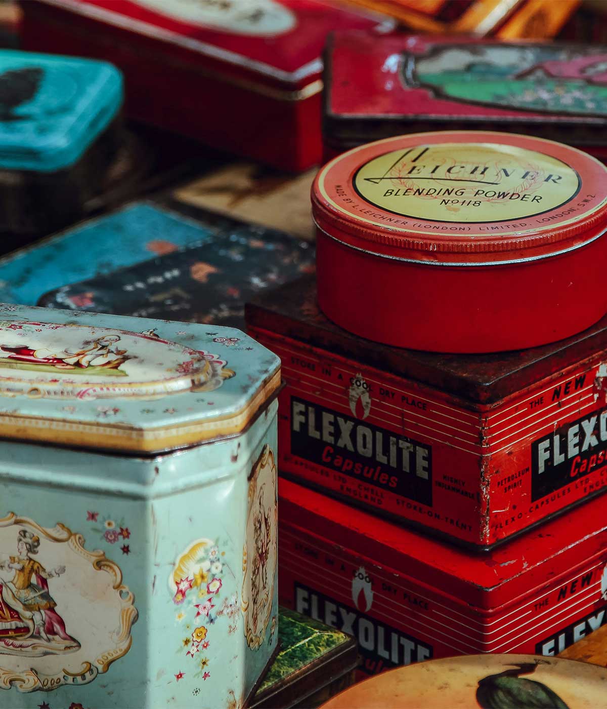 Imaginity, Retro Aesthetics in Packaging Design Where Heritage Meets Todays Shelf, metallic boxes