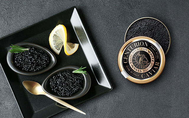 Caviar de alta qualidade pode embalar design da Centurion, Estados Unidos - Imaginity