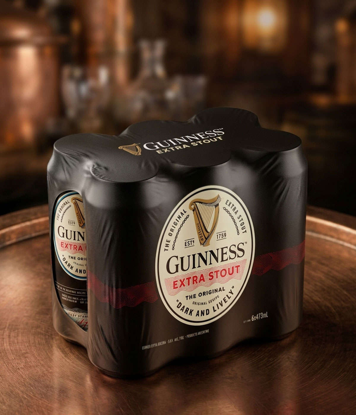 Imaginity, Guinness Extra Stout_imaginity, 6-Pack Implementation, Design