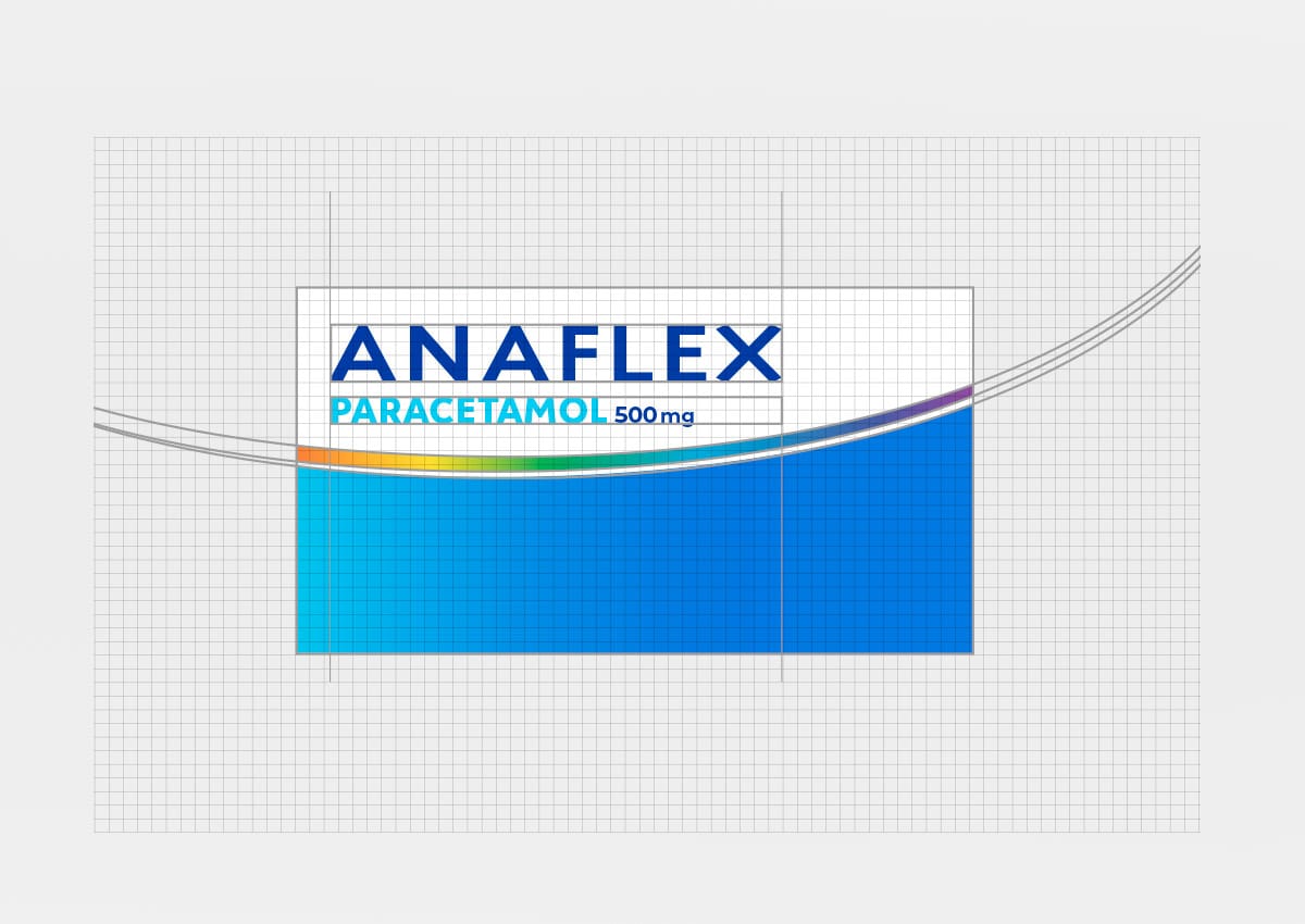 Imaginity, Anaflex, Packaging Design, Paracetamol, Grid