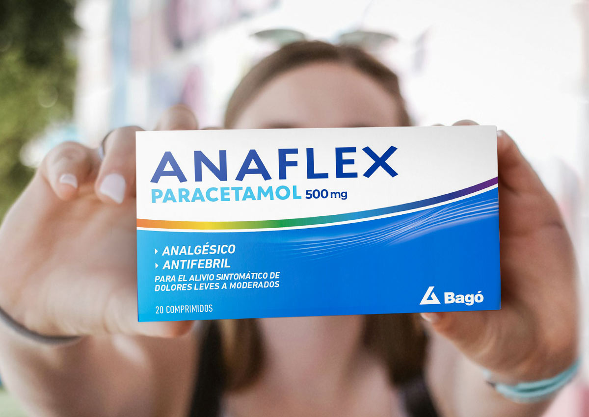 Imaginity, Bago, Anaflex Paracetamol, Packaging design, Girl