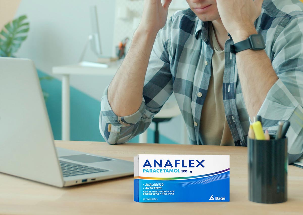 Imaginity, Bago, Anaflex Paracetamol, Packaging design, man