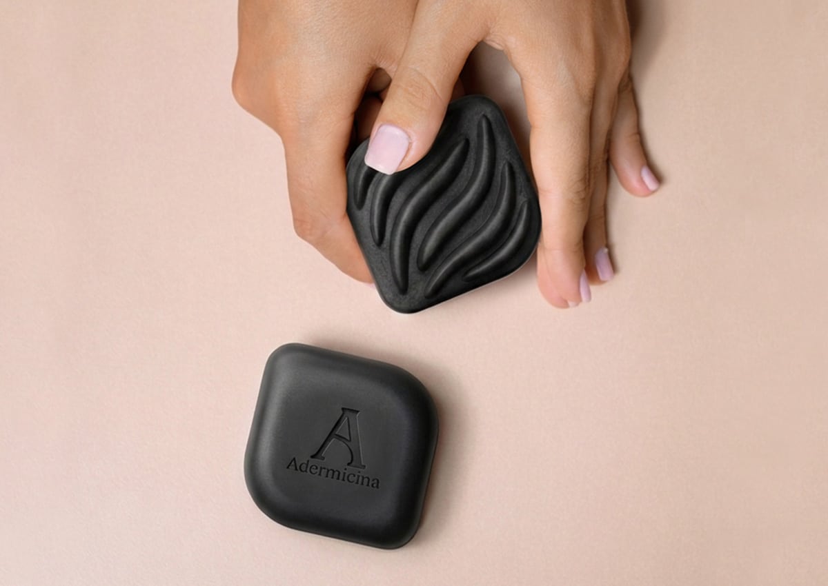 Imaginity, Adermicina, Product Design, Facial Cleansing Face, Soap Bar