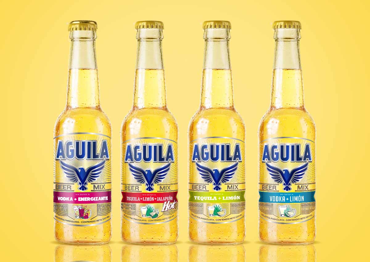 Imaginity, Aguila, Packaging Design, Branding, product line bottles