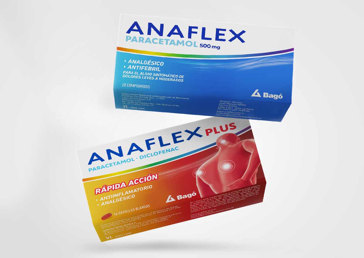 imaginity, anaflex, packaging design, paracetamol plus