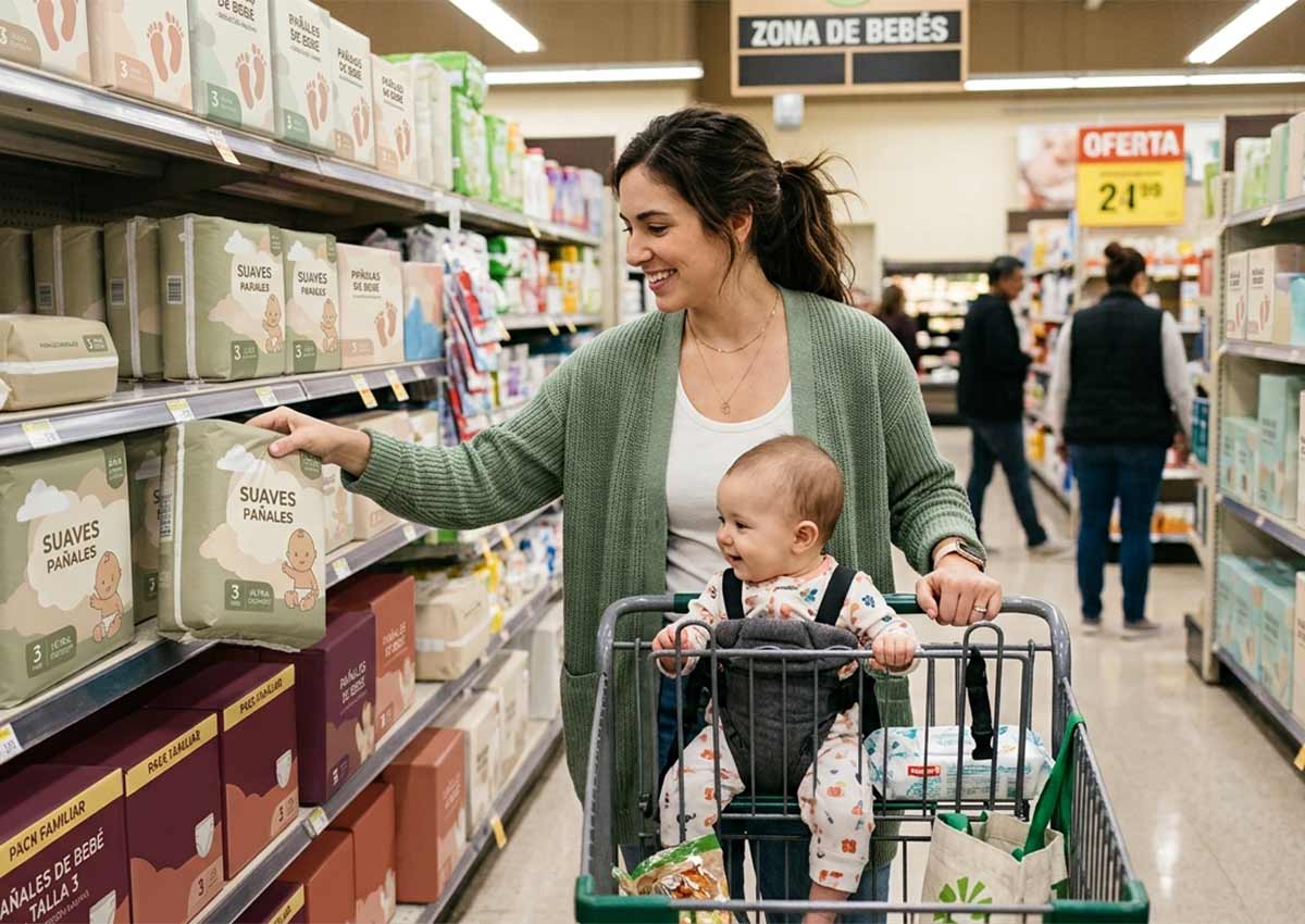 imaginity, baby care, baby woman shopper