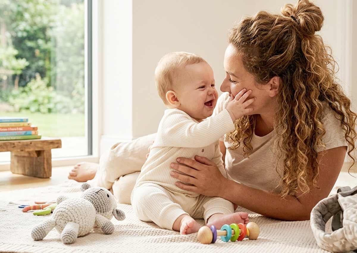 imaginity, baby care, baby happy mum