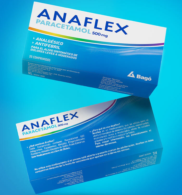 Imaginity, Bago, Anaflex Paracetamol, Packaging design, home