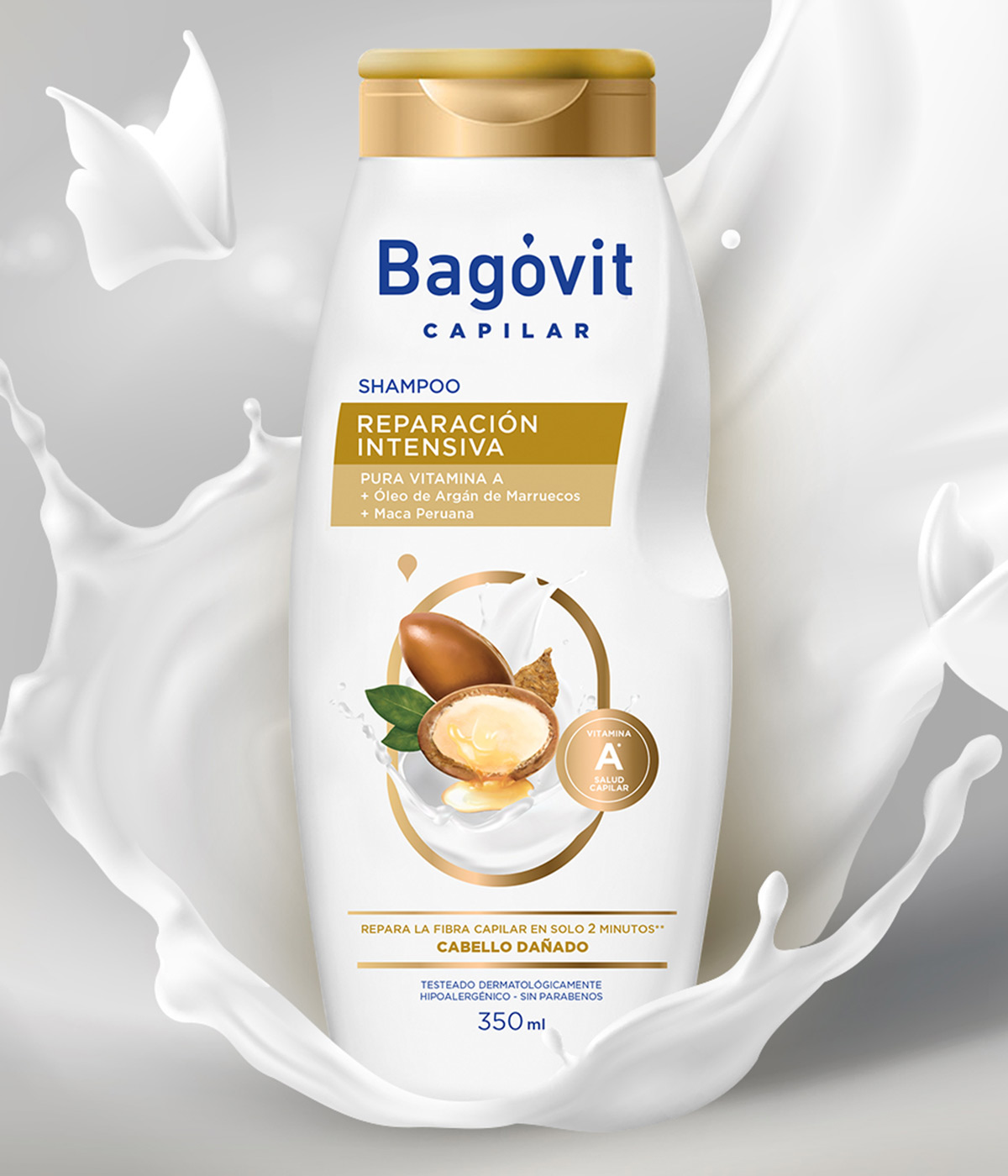 Imaginity, Bagovit, Product Design, Shampoo Bottle, Hair Care
