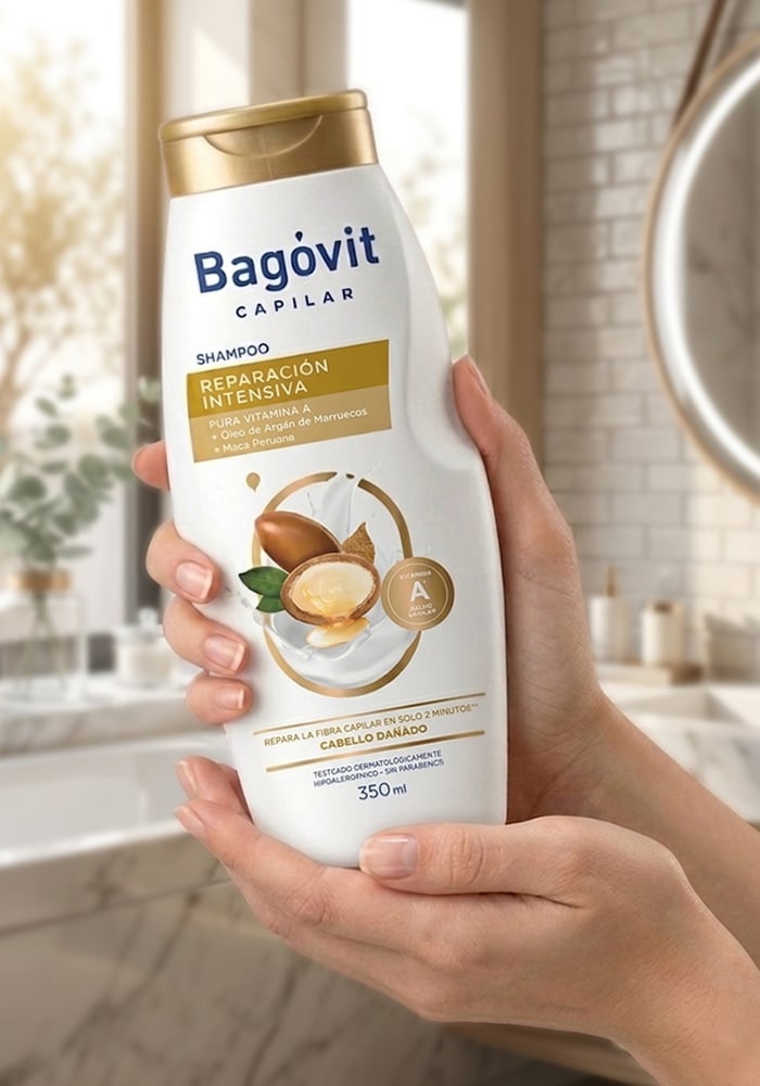 Imagginity, Bagóvit, Product Design, Shampoo Bottle, Hair Care, Capillary Line