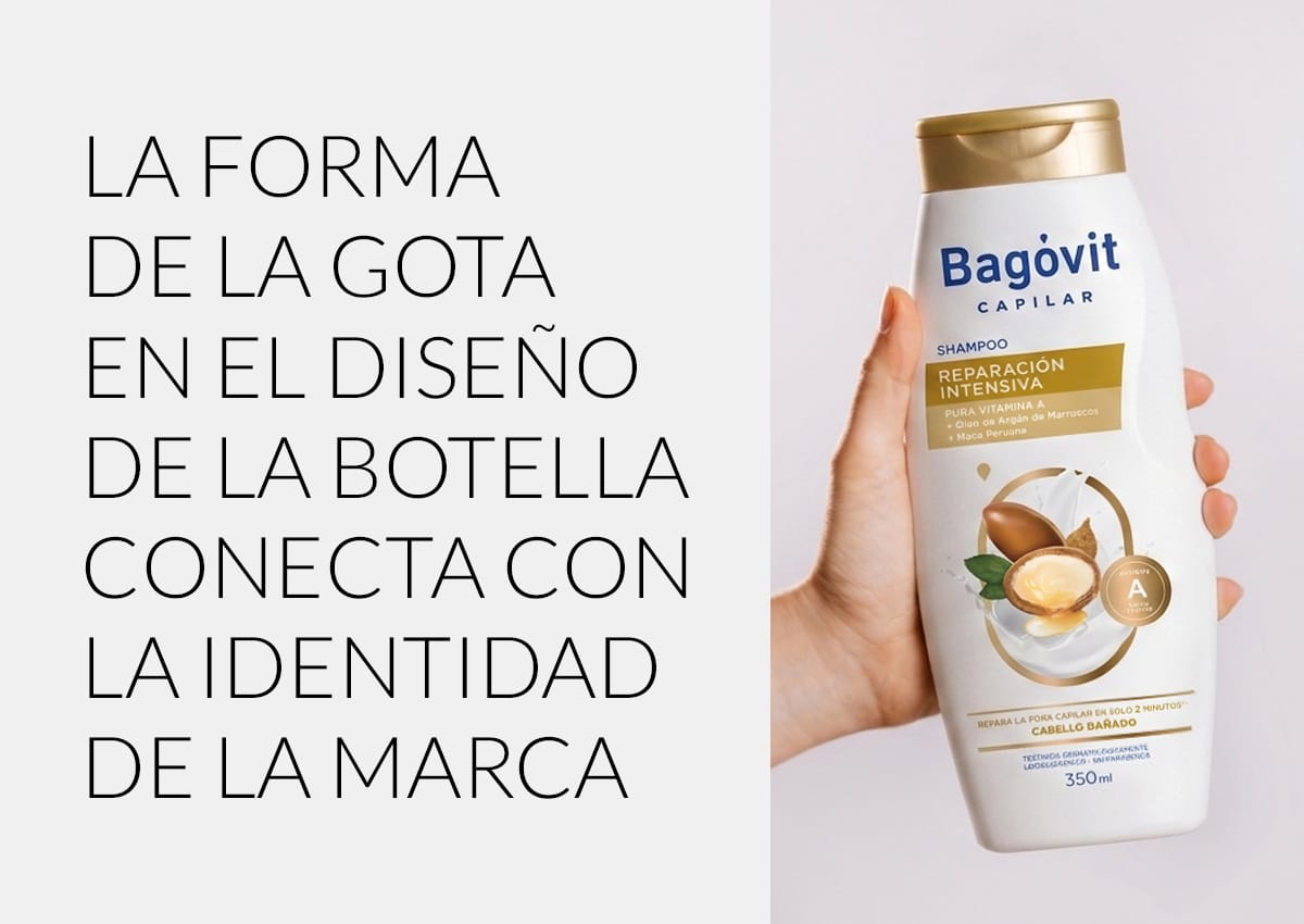 Imaginity, Bagóvit, Product Design, Shampoo Bottle, Hair Care, Title, Español