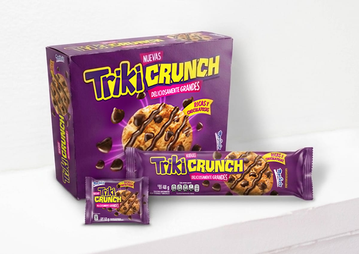 Imaginity, Bimbo, Marinela, Triki Crunch, Pack Design, Cookies, Choco Chips