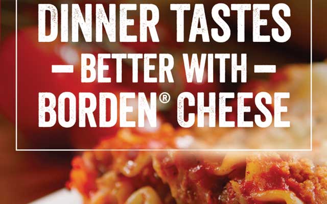 Brand Activation for Borden, ad design the cheese campaign, close-up image, USA by Imaginity