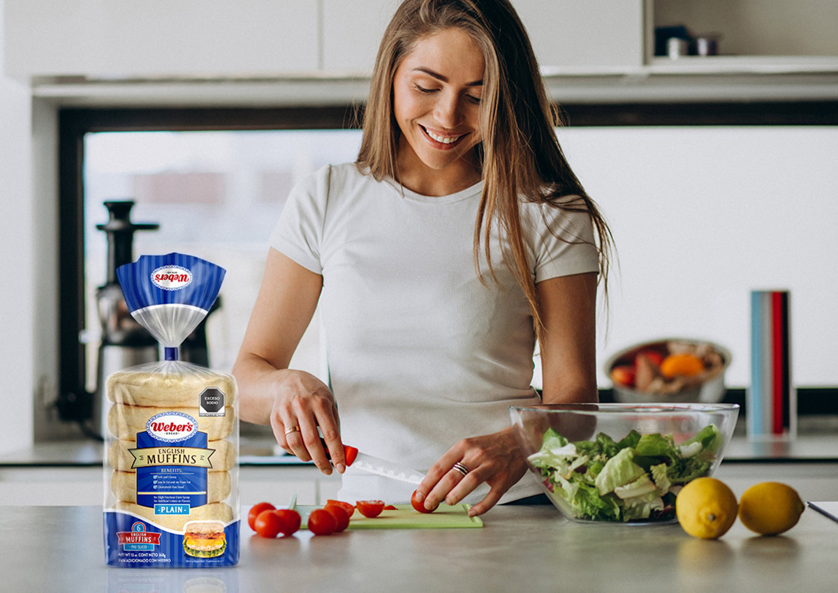 Imaginity, Bread, Pack Design Weber´s, English Muffins, Kitchen, Moments Brunch