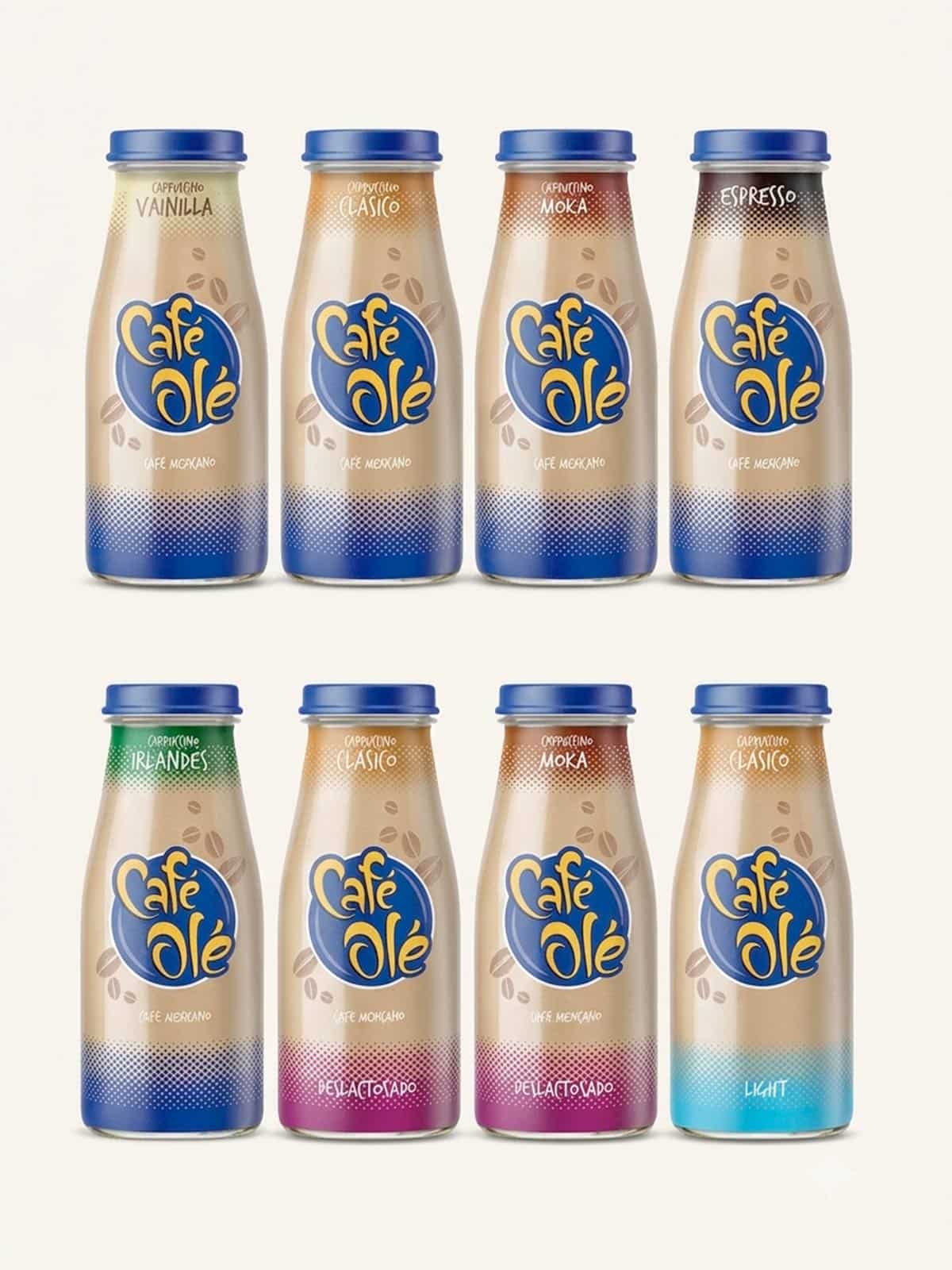Imaginity, Cafe Ole, Packaging Design, Branding, Ice Coffee Line