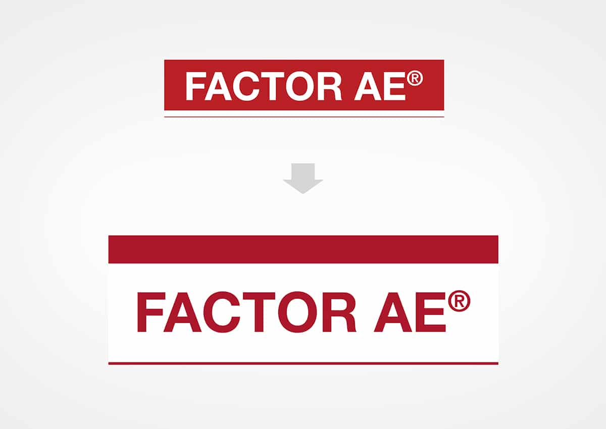 Imaginity, Casasco Laboratory, Factor AE, New Logo Design, Branding, Pharma, Before, After