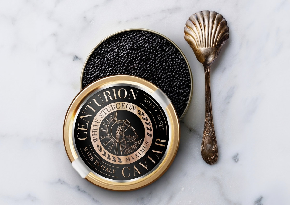 imaginity, Centurion Caviar, Logo, Luxury, Pack Design, Premium