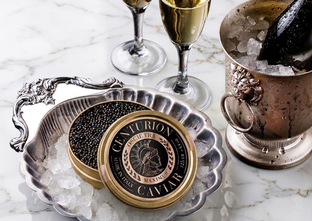 Imaginity, Centurion Caviar, Luxury, Pack Design, Brand, Logo Premium