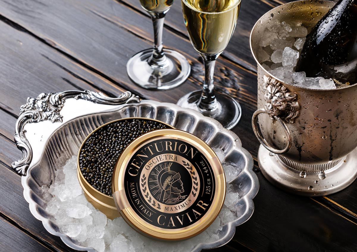 Imaginity, Centurion Caviar, Pack Designm, Brand, Logo, Premium